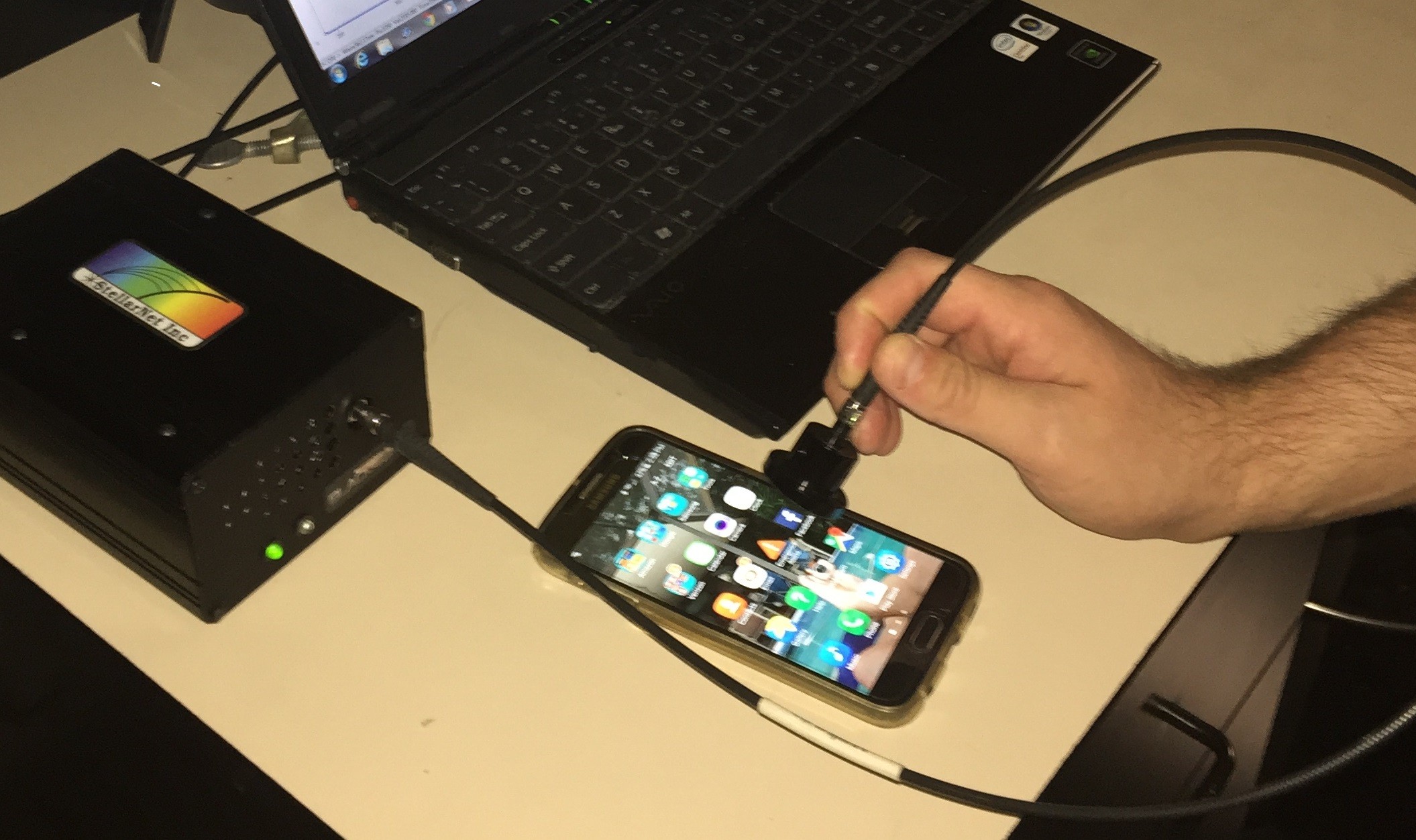 Phone screen display measurement